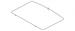 Trunk floor Subaru Forester 19-21 SK black
