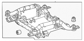 Front subframe Mercedes W167 GLE 350 20-26 RWD