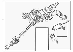 Ford Edge 15-18 Power Steering Column