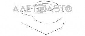Radiator bracket upper left Ford C-max MK2 13-18 rubber OEM