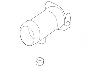 Air duct for air filter housing left BMW 8 G15 G16 20-25 M, rear