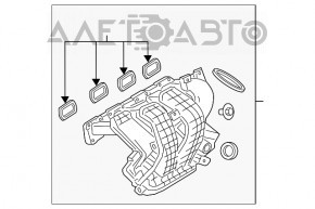 Intake manifold Mitsubishi Eclipse Cross 18-20