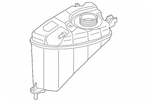 Expansion tank cooling large BMW 5 G30 17-23 2.0T, 3.0T, 530e hybrid
