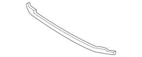Front bumper reinforcement lower VW Jetta 19-