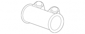 Muffler clamp VW Golf 15- 1.8T