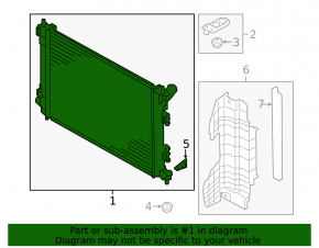 Kia Forte 2014-2018 2.0 Water Cooling Radiator