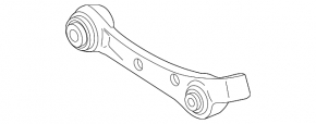 Lower control arm, front right, BMW 6 F06 F12 12-18 AWD, rear