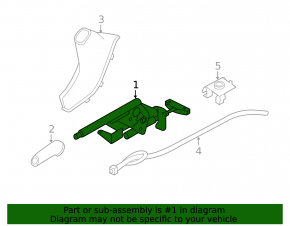 Parking brake lever BMW 4 F32/33/36 14-20