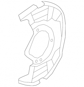Brake Disc Cover Front Left Honda CRZ 11-15