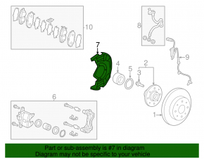 Brake Disc Cover Front Left Honda CRZ 11-15