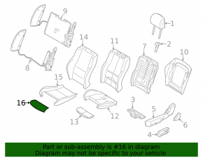 Passenger seat knee support assembly BMW X3 G01 18-21 beige leather, scratches, needs cleaning
