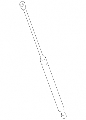 Hood shock absorber left Lexus ES250 ES300h ES350 19-22