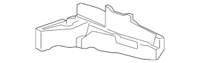 Foam plastic for VW Golf 15-19 tool bottom