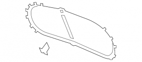 VW Tiguan 09-18 hood insulation