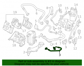 Air conditioning pipe heater-condenser BMW i4 22-26