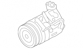 BMW 1 E82 08-13 N55 Air Conditioning Compressor
