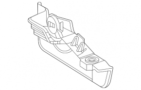 Mudguard threshold rear right Toyota Venza 21-