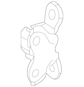 Lower front left door hinge for Lexus LX 22-26