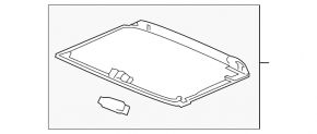 Acura TLX 15- Sunroof Curtain