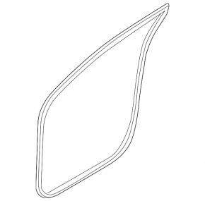 Door seal front left Hyundai Elantra 21-23