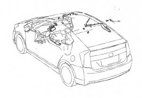 Antenna radio socket Toyota Prius 30 10-15