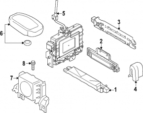 Keyless Antenna for Hyundai Santa Fe 24-26