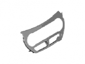 Ford C-max MK2 13-17 climate control panel trim, black