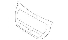Ford C-max MK2 13-17 climate control panel trim, black