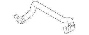 Cooling pipe Ford Focus mk3 15-18 rest 1.0T