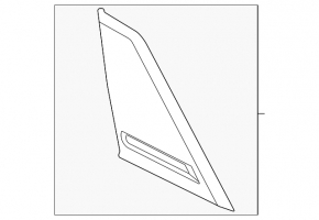 Rear fender trim left Ford Bronco Sport 21-25 front
