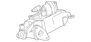 EGR valve cooler BMW X5 F15 14-18 N57N