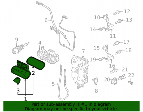 Volkswagen ID.4 23-25 Keyless Outer Front Left Door Handle