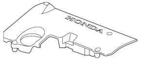 Honda Civic X FC 2.0 16-21 Engine Cover