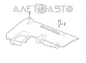 Honda Civic X FC 2.0 16-21 Engine Cover