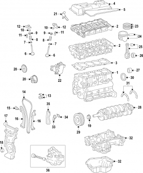 VVTi valve Toyota C-HR 18-23 2.0