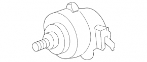 Lexus ES350 07-12 Large Left Cooling Fan Motor