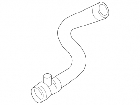 Lower right cooling hose BMW X3 E83 03-10 X3
