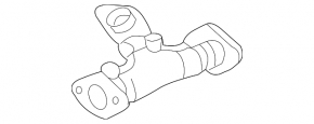 Toyota Highlander 01-07 Front Connecting Downpipe