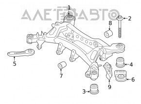 Rear subframe BMW 3 G20 19-