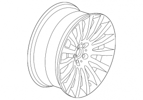 Wheel disk R18 237 style BMW 5 F10 09-16 8x18