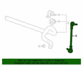 Front stabilizer link left Chevrolet Bolt EV 22-23