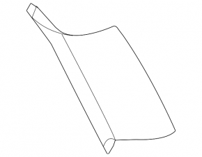 Rear pillar trim right BMW X3 F25 11-17 gray