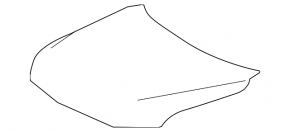 Naked hood of a 19-23 Toyota Avalon