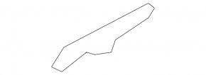 Left hood-wing seal for Lexus RX300 RX330 RX350 RX400H 04-09