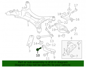 Long camber bolt Nissan Murano z52 15-