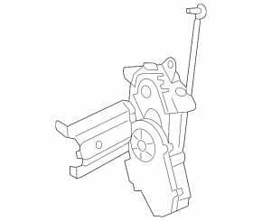 Drive motor tailgate Mitsubishi Outlander 14-16 prerest