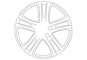 Wheel disk R19 VW Tiguan 09-17 curb