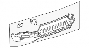 Front bumper cover for Chevrolet Equinox EV 24-26
