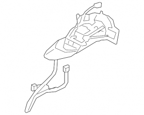 Left side mirror folding mechanism for Lexus ES 20-23 15+6, heated, memory, turn signal, BSM, camera, chip