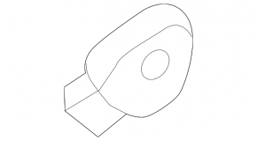Airbag sensor rear left Lexus ES300h ES350 13-18